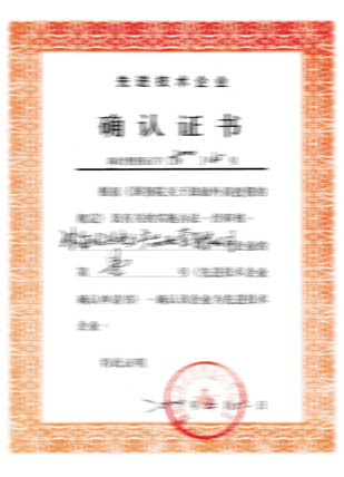 国家高新技术企业